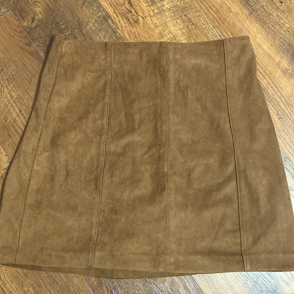 Vegan Suede Skirt
